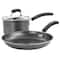 Gibson Everyday® Highberry 3-Piece Gray Nonstick Carbon Steel Cookware Set